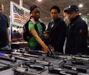 Mark Bailey of Bailey's Gun Supplies at The Nation's Gun Show at the Dulles Expo Center